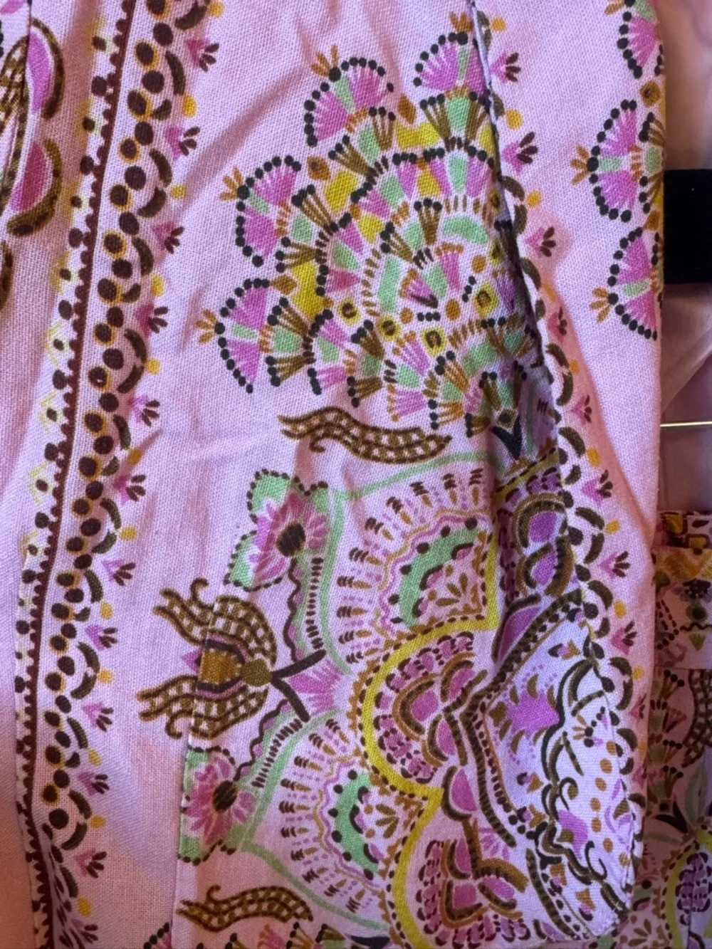 Pink Boho Printed Matching Set Blazer & Pants Chic Summer Outfit